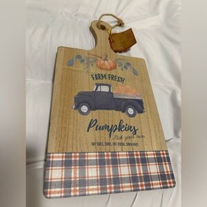 NWT Decorative Fall Wood Paddle Board